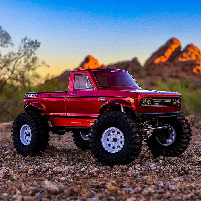 Redcat Ascent 1/10 Brushed Electric Rock Crawler (Red) (1-Peice Body) - RER22767
