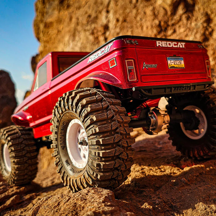 Redcat Ascent 1/10 Brushed Electric Rock Crawler (Red) (1-Peice Body) - RER22767