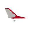 E-Flite Vertical Stabilizer: F-16 Falcon Thunderbird 80mm EDF - EFL87978