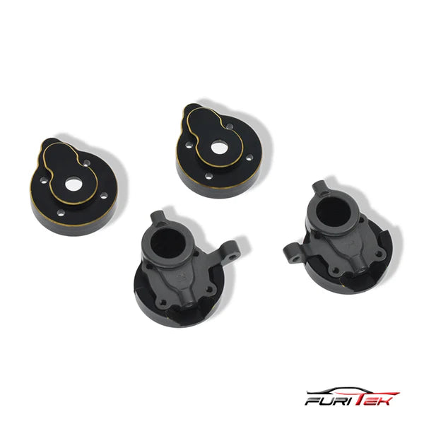 FURITEK BRASS REAR AND FRONT HUB SET COMBO FOR FURITEK FX118 - FUR-2421