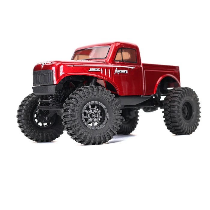 Redcat Ascent-18 High Steer 1/18 4WD Rock Crawler (Red) - RER43482