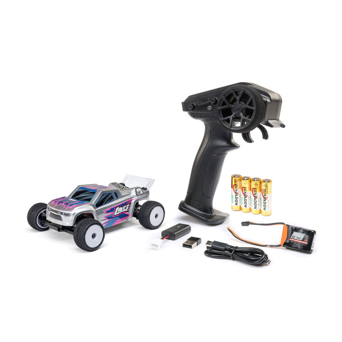 Losi 1/24 Micro-T 2WD Truck RTR (Silver) - LOS-1392T2