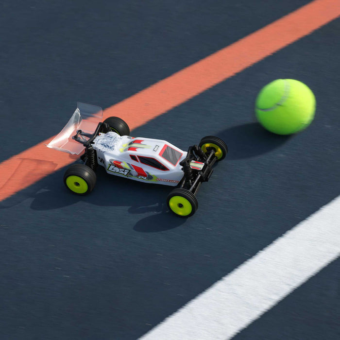 Losi 1/24 Micro-B 2WD Buggy RTR (White) - LOS00007T1