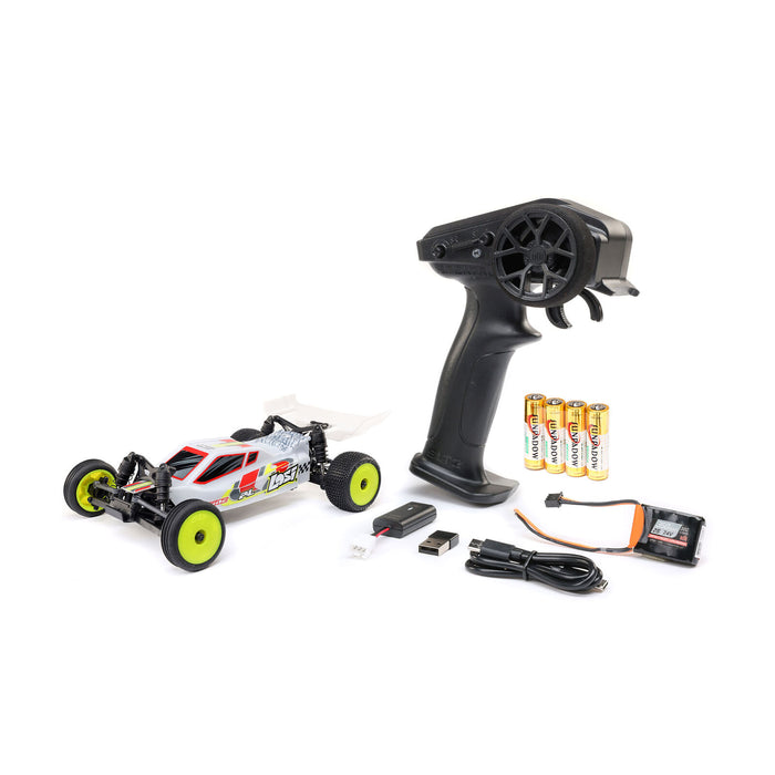 Losi 1/24 Micro-B 2WD Buggy RTR (White) - LOS00007T1
