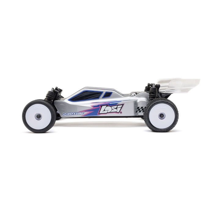 Losi 1/24 Micro-B 2WD Buggy RTR, Silver - LOS00007T2