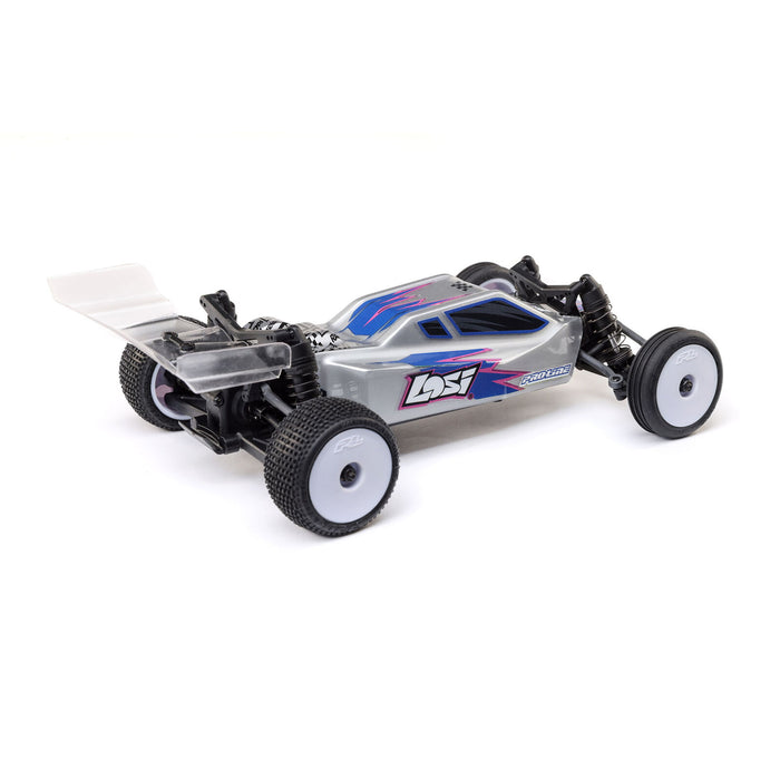 Losi 1/24 Micro-B 2WD Buggy RTR, Silver - LOS00007T2