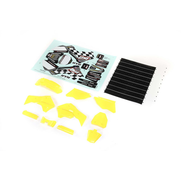 Yellow Plastics with Wraps: Promoto-MX - LOS260003