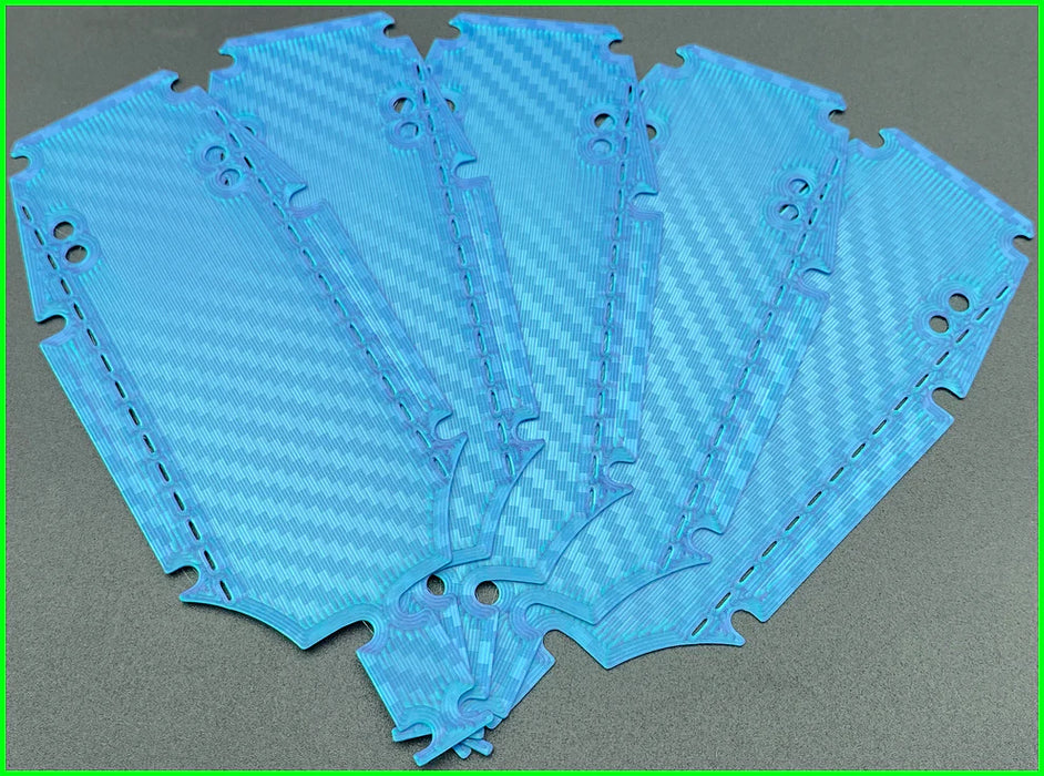 VAST RCX Micro B Chassis Protector (Blue Carbon) - VRC11071