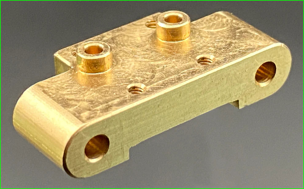 VAST RCX Micro B/T Front Bulkhead, Machined Brass - VRC11005B