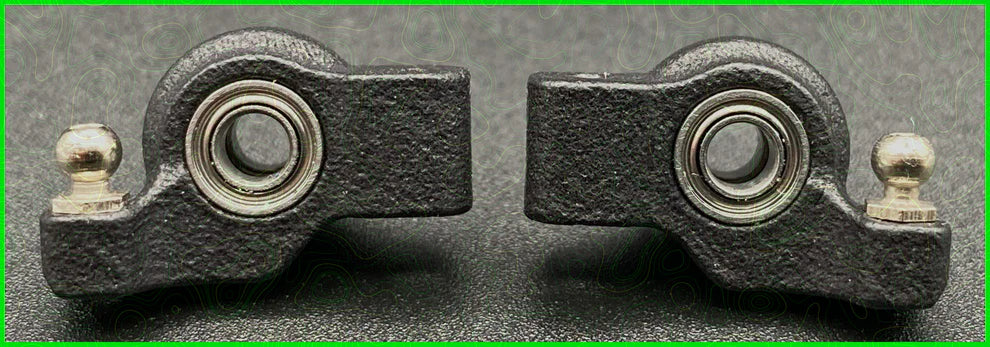 VAST RCX Micro B/T Rear Hubs with Bearings and Ball Studs - VRC110323358S