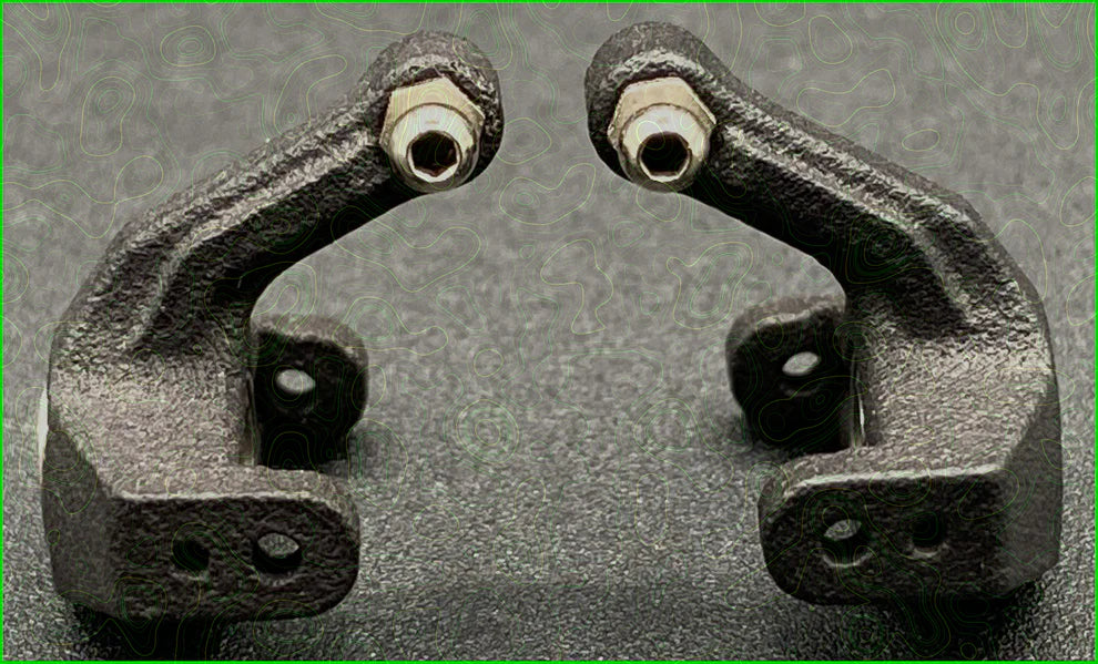VAST RCX Micro B/T Steering Knuckles with Bearings and Ball Studs - VRC110151658S