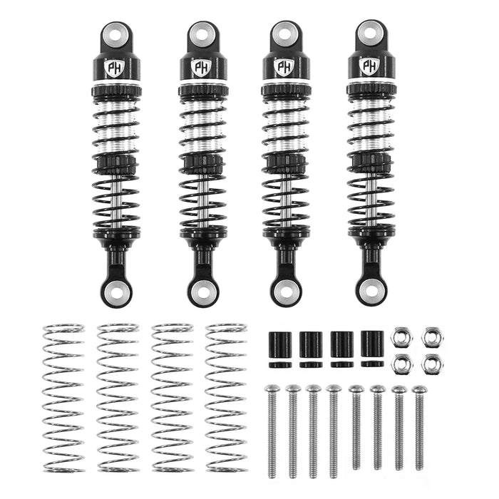Power Hobby 53mm Threaded Oil Shocks for Ascent 18 (Black) - PHB6881