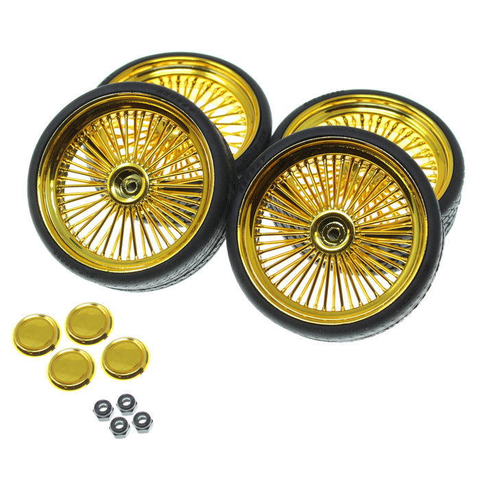 REDCAT GOLD 26” WIRE WHEEL & TIRE SET - RER19793