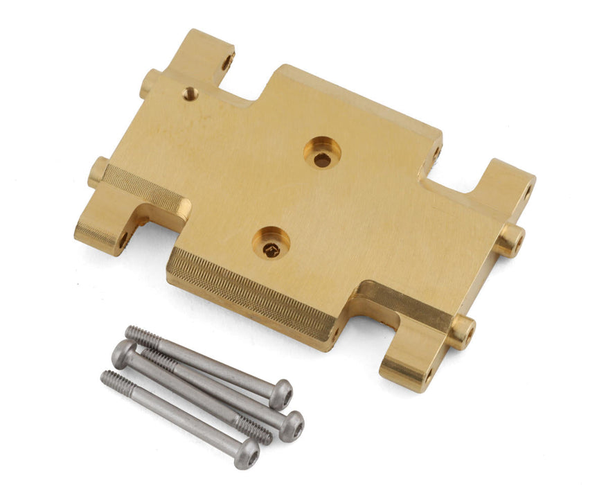 Axial Chassis Skid Plate, Brass: AX24 - AXI301002