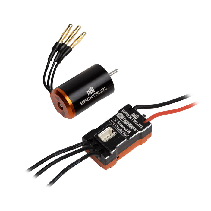 Firma 8A Sensored Brushless ESC / Motor Combo: 1/24 Rock Crawlers - SPMXSEMC18