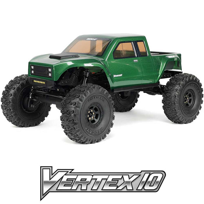 Redcat VERTEX-10 Brushless 1/10 4WD RTR Rock Crawler (Metallic Green) - RER43502