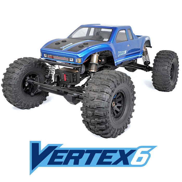 Redcat VERTEX-6 Brushless 1/6 4WD RTR Rock Crawler (Blue) - RER41192
