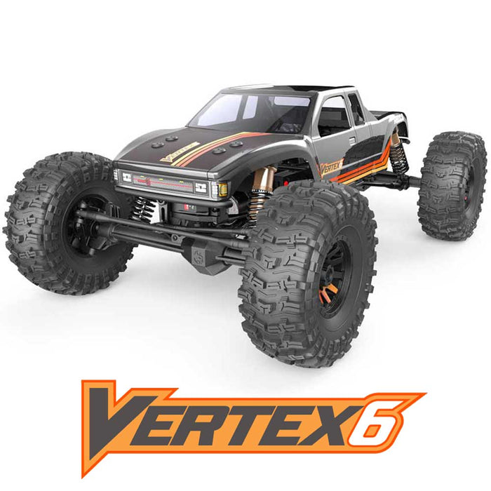 Redcat VERTEX-6 Brushless 1/6 4WD RTR Rock Crawler (Gray) - RER43495