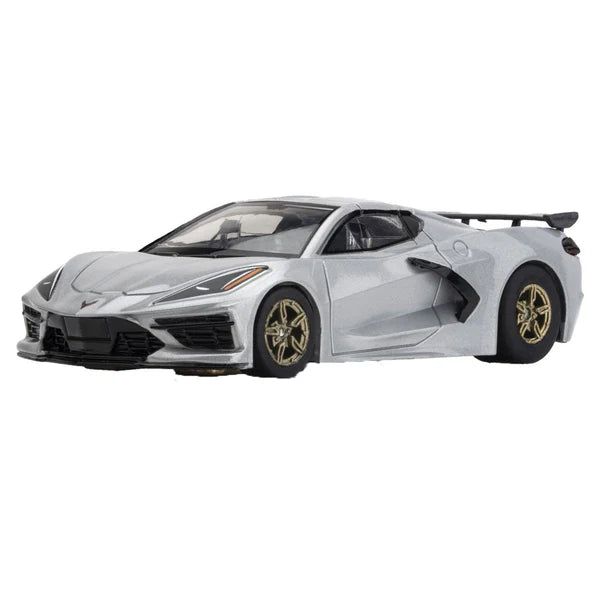 AFX Corvette C8 Riptide HO Slot Car (Silver) - 22095
