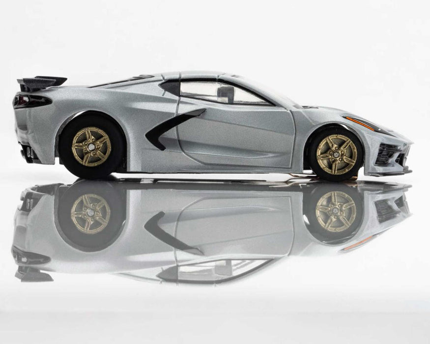 AFX Corvette C8 Riptide HO Slot Car (Silver) - 22095