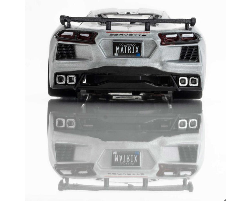AFX Corvette C8 Riptide HO Slot Car (Silver) - 22095