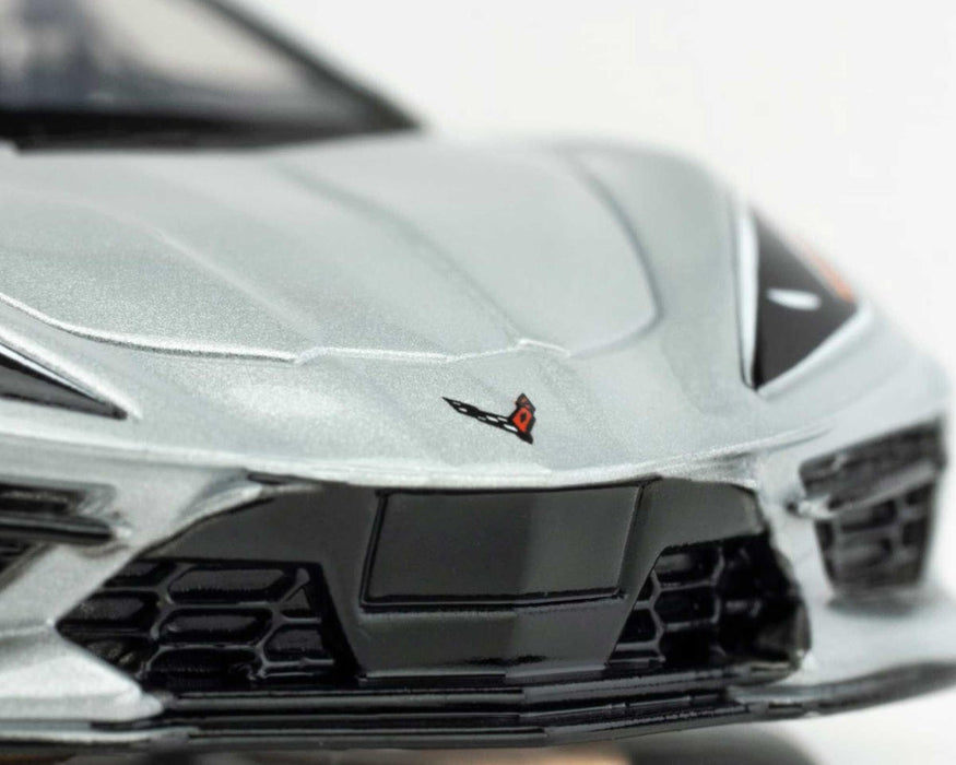 AFX Corvette C8 Riptide HO Slot Car (Silver) - 22095