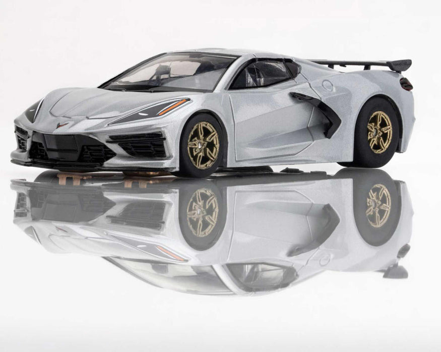 AFX Corvette C8 Riptide HO Slot Car (Silver) - 22095