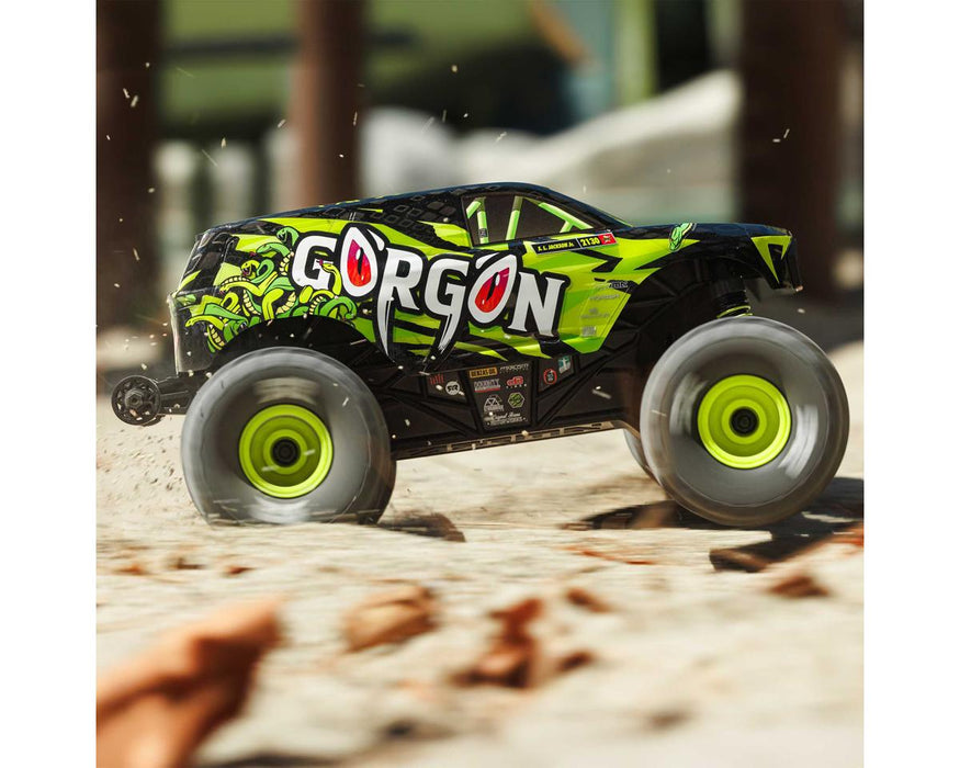 Arrma GORGON GROM 4X4 Small Scale Monster Truck RTR with Battery & Charger (Yellow) - ARA2130T1