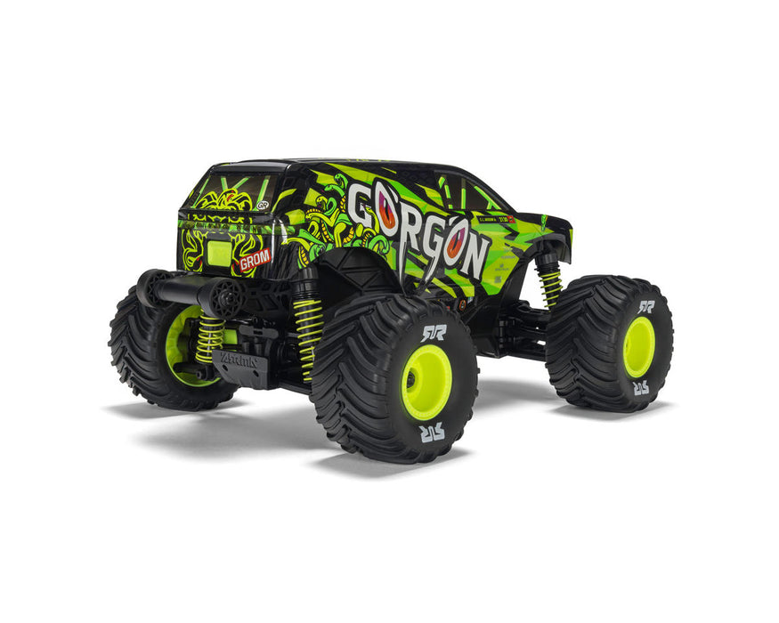 Arrma GORGON GROM 4X4 Small Scale Monster Truck RTR with Battery & Charger (Yellow) - ARA2130T1