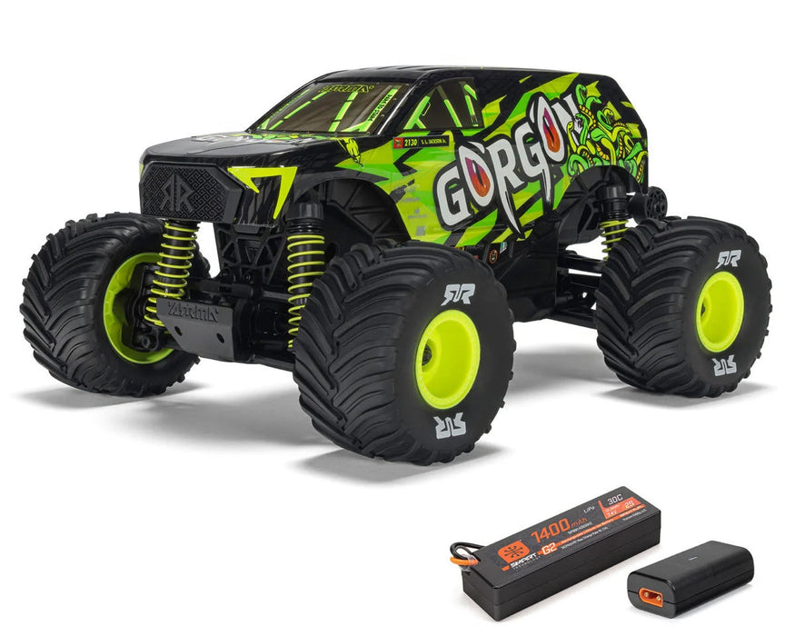 Arrma GORGON GROM 4X4 Small Scale Monster Truck RTR with Battery & Charger (Yellow) - ARA2130T1