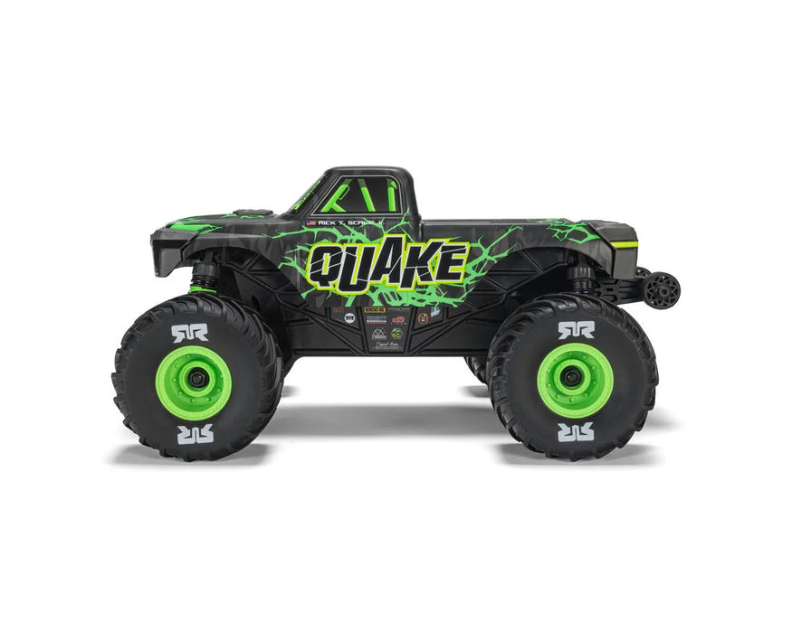 Arrma QUAKE GROM 4X4 Small Scale Monster Truck RTR with Battery & Charger (Green) - ARA2137T2