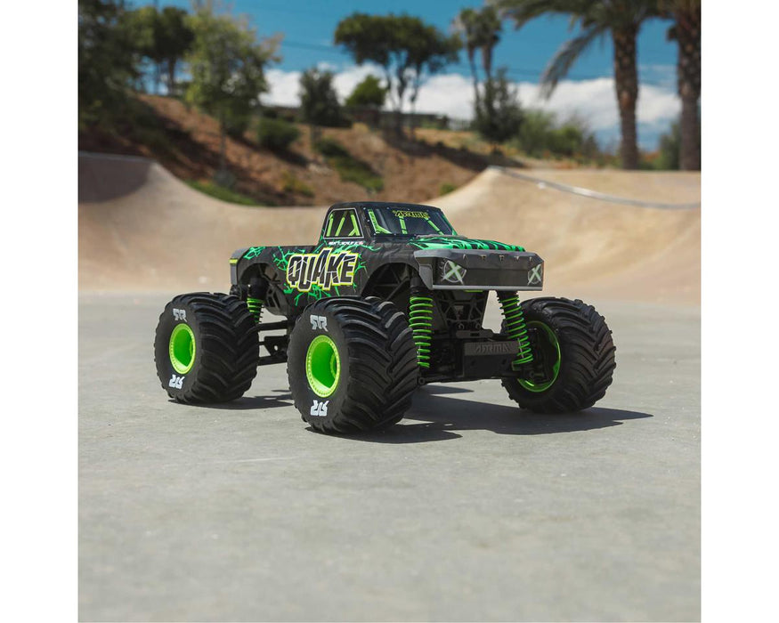 Arrma QUAKE GROM 4X4 Small Scale Monster Truck RTR with Battery & Charger (Green) - ARA2137T2