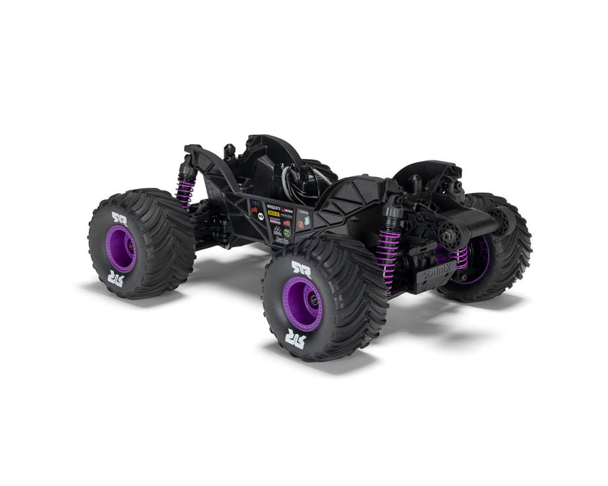 Arrma QUAKE GROM 4X4 Small Scale Monster Truck RTR with Battery & Charger (Purple) - ARA2137T3