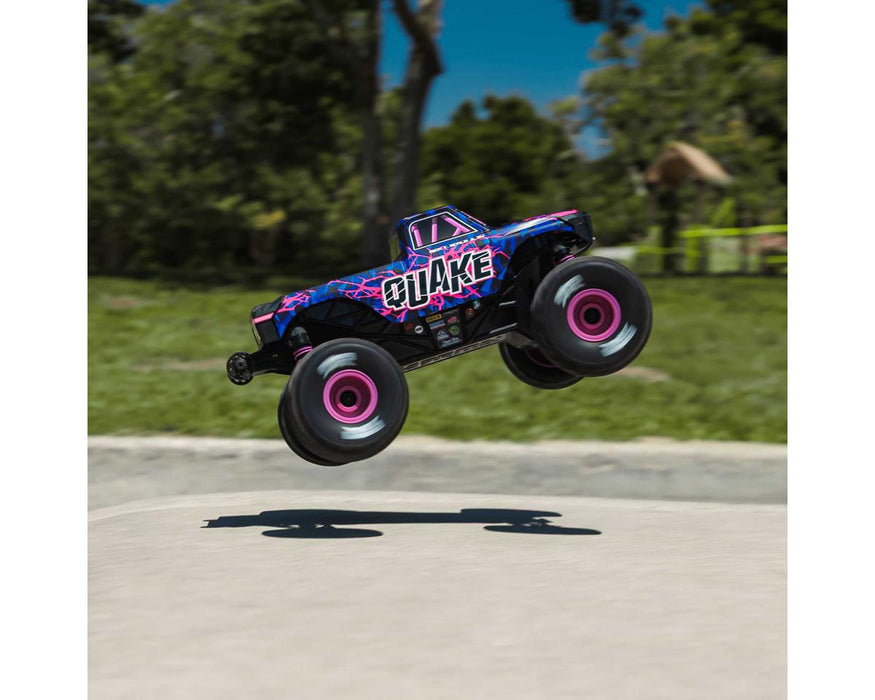 Arrma QUAKE GROM 4X4 Small Scale Monster Truck RTR with Battery & Charger (Purple) - ARA2137T3