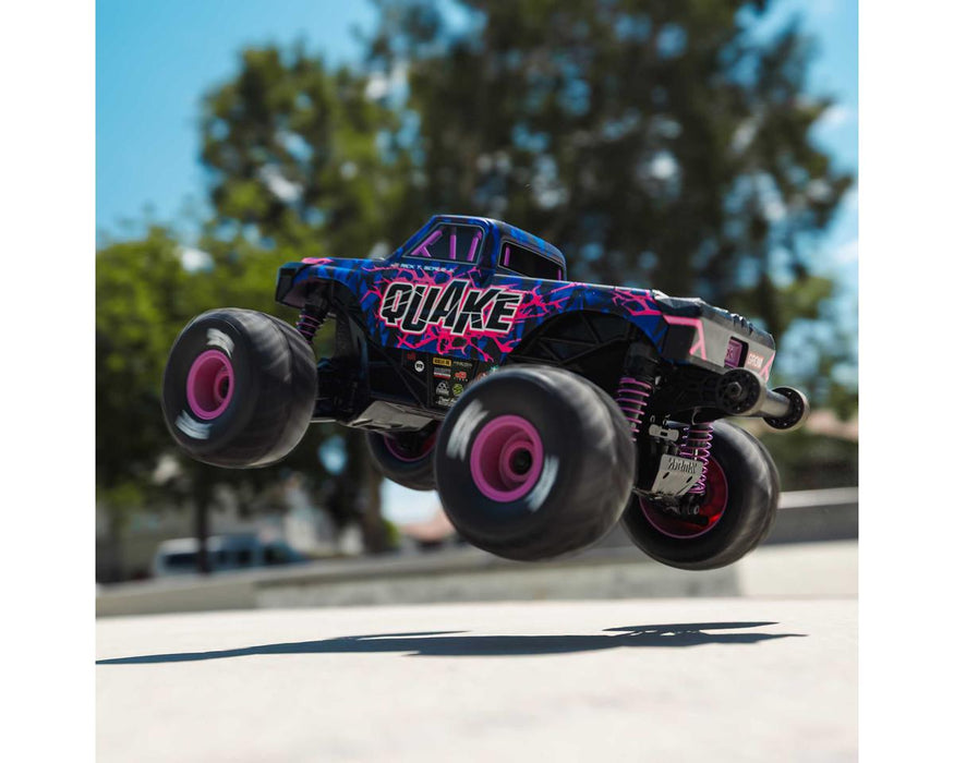 Arrma QUAKE GROM 4X4 Small Scale Monster Truck RTR with Battery & Charger (Purple) - ARA2137T3