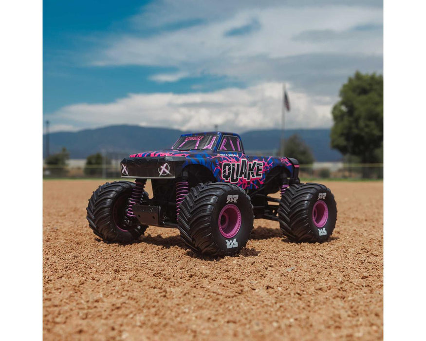 Arrma QUAKE GROM 4X4 Small Scale Monster Truck RTR with Battery & Charger (Purple) - ARA2137T3