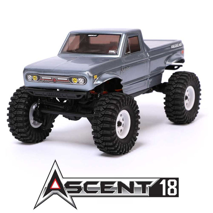 REDCAT ASCENT-18 RC CRAWLER - 1:18 BRUSHED ELECTRIC ROCK CRAWLER - GRAPHITE - RER31321