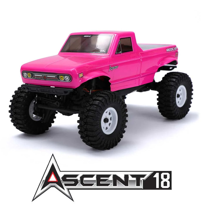 Redcat Ascent-18 - 1:18 Scale Brushed Electric Crawler (Pink) - RER33117