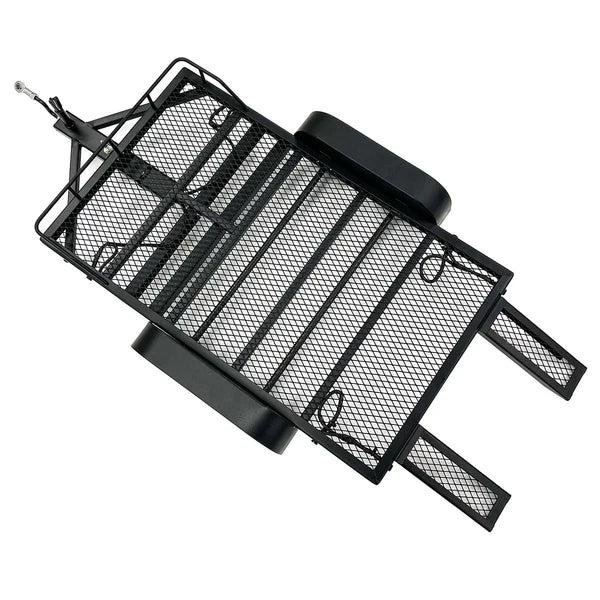 Bold RC 1/10 Scale Full Metal Car Hauler Trailer w/LED Lights (Black) - BOL5010