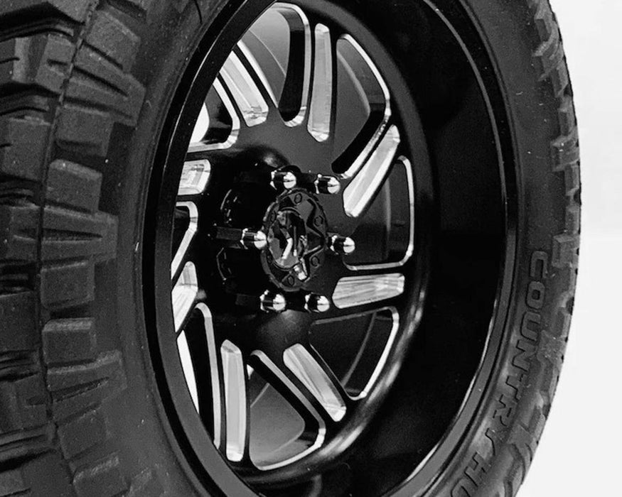 CEN Racing KG1 Bullet Wheel Lugs w/Tool (2mm Studs) (Silver Chrome) (24pcs) - CKD0619