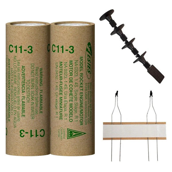 Estes C11-3 Model Rocket Engines (2pk) - EST10025