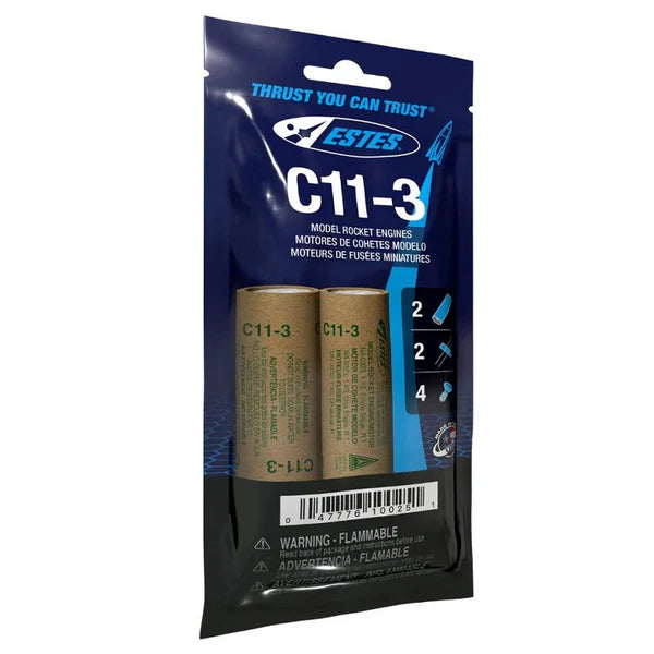 Estes C11-3 Model Rocket Engines (2pk) - EST10025