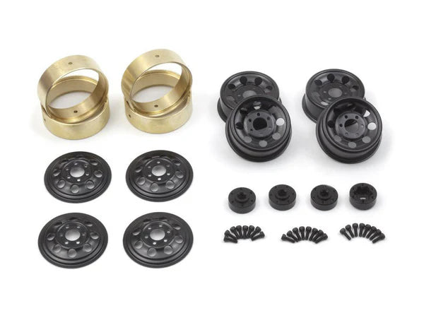 HPI Racing CS-8 Steel Beadlock Wheel 1.2" (4pcs) (Black) - 161162