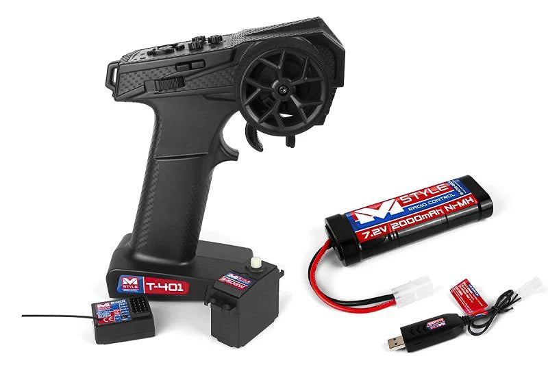 MStyle R/C Set: Radio, Servo, Battery, & Charger - 542409