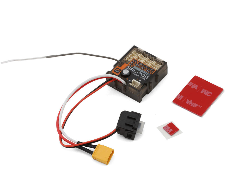 HPI SRL-706 3-in-1 Brushed ESC/RX/LED Controller - 160832