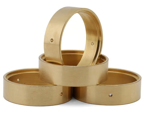 HPI Venture18 CC 1.3" Brass Beadlock Wheel Clamping Rings (4) (22g ea) - HPI161236