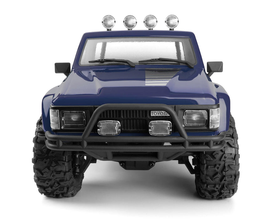HPI Venture18 Flux 1985 Toyota Hilux 1/18 RTR Brushless Crawler (Blue) - 161254