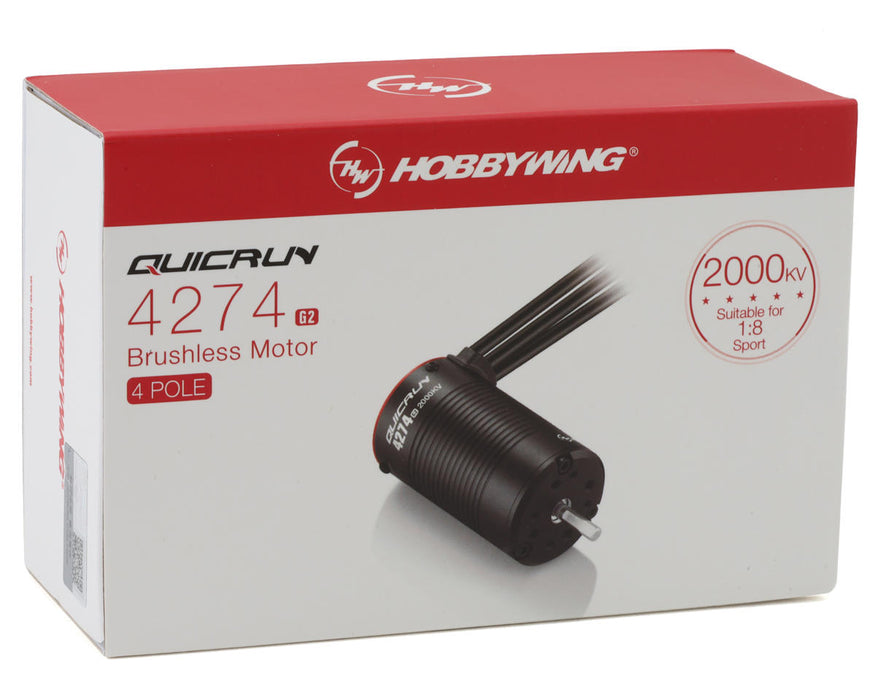 Hobbywing Quicrun 4274 G2 Brushless Motor (2000KV) - 30404700