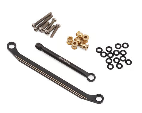 Injora Redcat Ascent-18 Brass Steering Links Set (Black) (11.1g) - ASC18-31