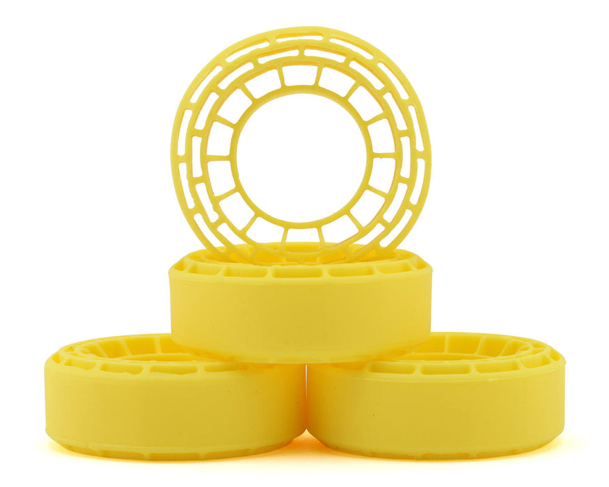 INJORA 1.0" Micro Crawler Silicone Rubber Inserts (56-58mm) (Super Soft) (4) - DGT-1056YE